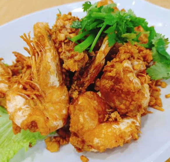 蒜香炸虾