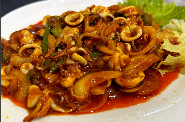 干咖喱Sotong