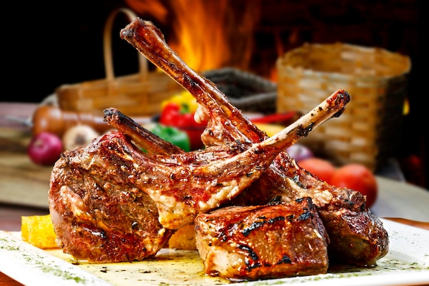 plato costilla de cordero