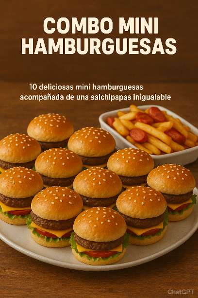 Combo Mini hamburgesas