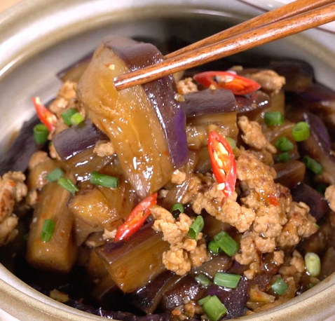 鱼香茄子煲